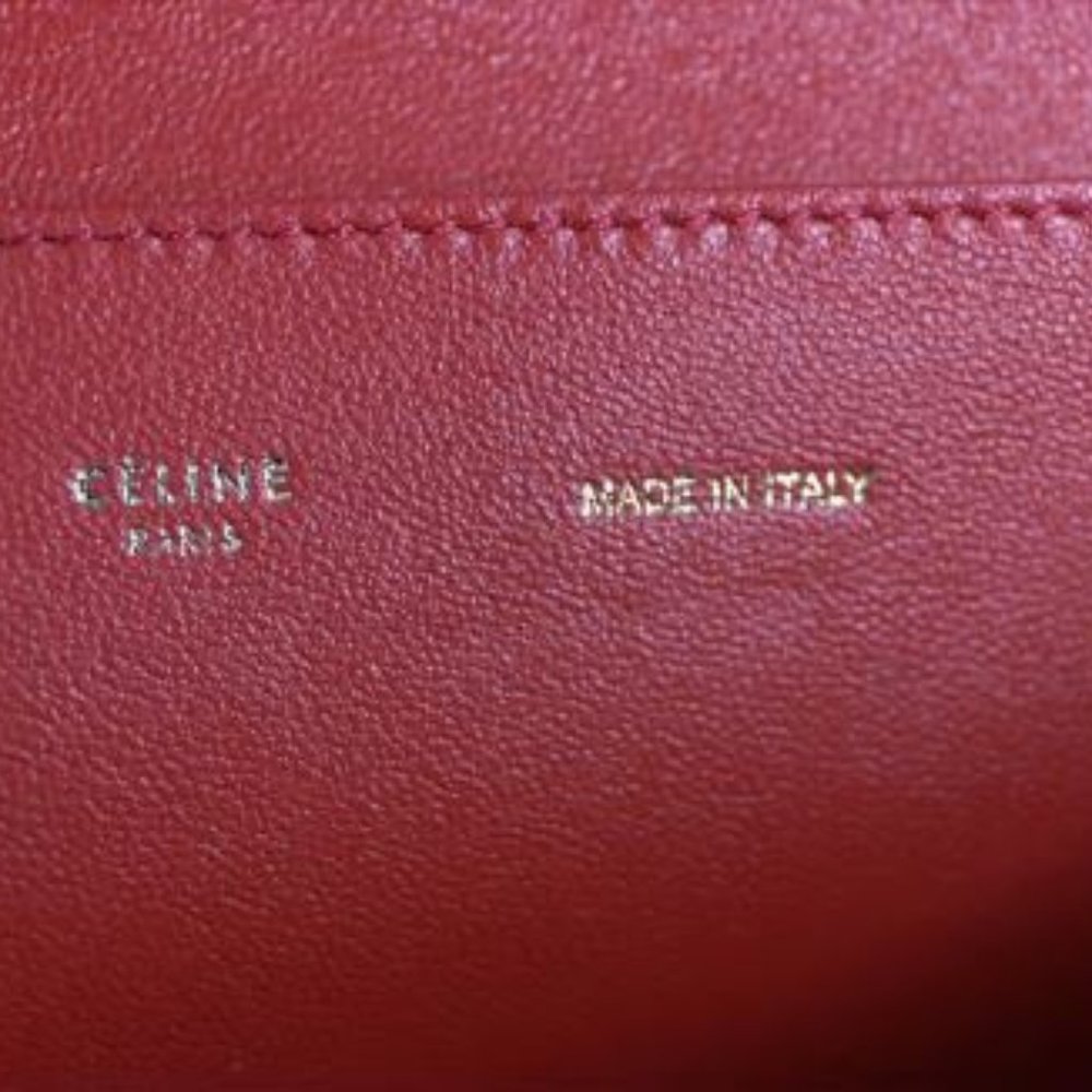 Celine Trapeze Python/Suede Satchel Bag - Picture 3 of 7